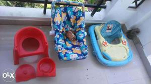 Infants combo set of three crawler potty seat