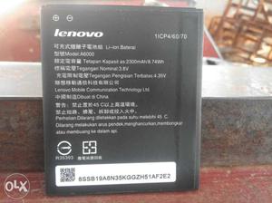 Lenova k5+ battery