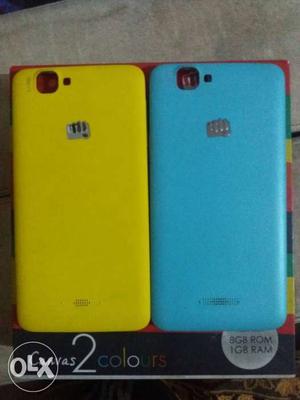 Micromax canvas 2 color covers and flipcover