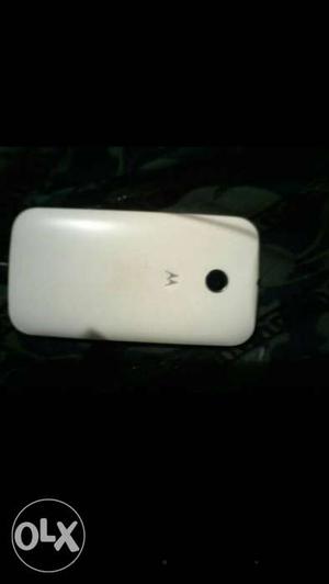 Moto e in good condition only phone no problem in