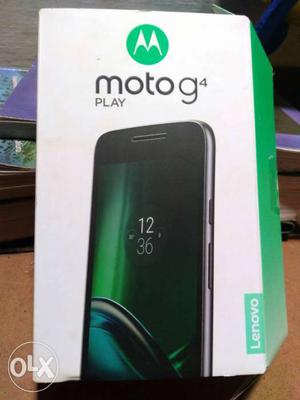 Moto g4 play good condition Box and all