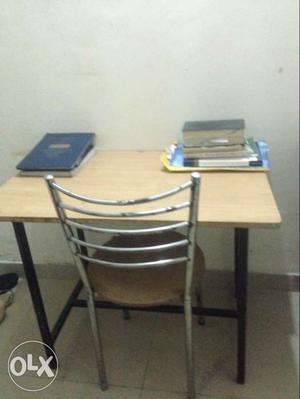 Two reading tables and chairs for sale