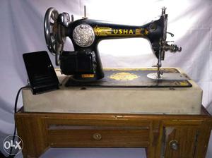 Usha Sewing Machine with Motor Pedal Wheel
