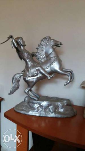 Warrior Riding Horse statue