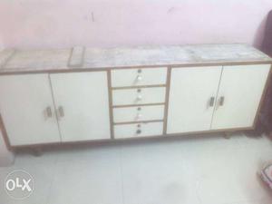 White And Brown Wooden Sideboards