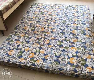 White,blue,and Yellow Floral Mattress