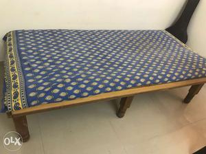 Wooden Bet with mattress fir ₹