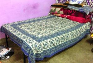 Wooden, iron frame folding bed, brand new. 6/4ft bed.
