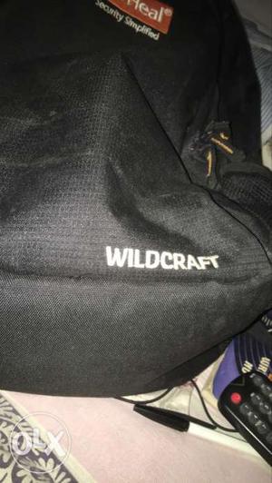 Black Wildcraft Backpack bag