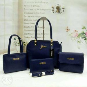 Blue Guess Leather Bags