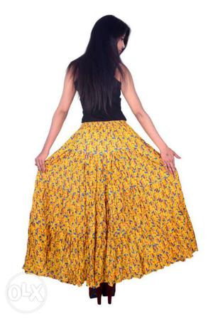 Cotton skirt home delivery available also