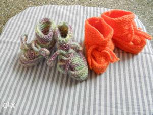 Hand knitted Baby Socks