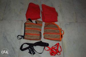 New dog jackets, New black and red dog leashes (2)
