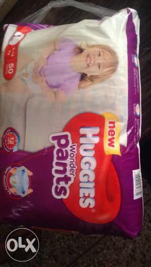 New huggies pants- extra packet now of no use
