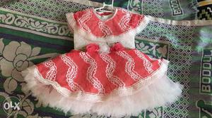 Party dress for 1 year and above girl. In two