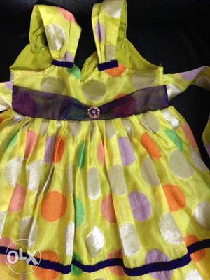 Party wear frock for 0-2 yrs old