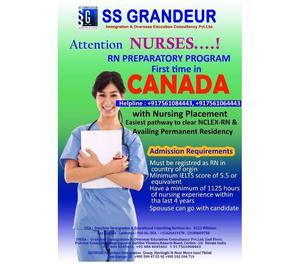 RN PREPARATORY PROGRAM FIRST TIME IN CANADA WITH 5.5 IELTS