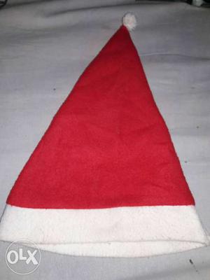 Red And White Santa Claus Hat