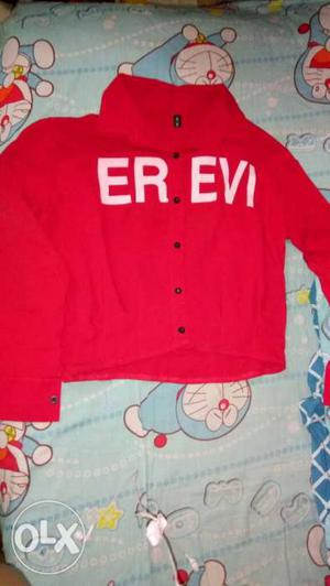 Red shirt.used only 1time..Very good condition