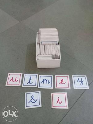Urgent sell Alphabets cards for kids.