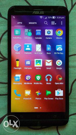 4G Asus Zenfone 2 ZE551ML having 4GB RAM with box, charger,