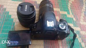 Canon 600d with 2 lense n bag charger