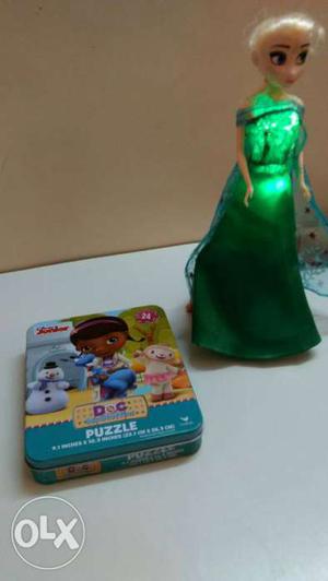 Doc stuffing puzzle box and lighting dolls with