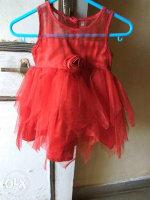 Red farry dress for girfor 2 - 9 month.white party drs 1-3yr