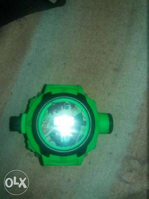 Round Green And Black-faced Ben10 Themed Watch