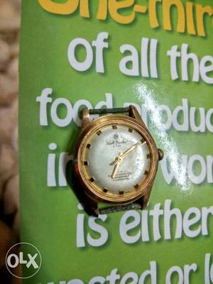 17 carat gold old branded swiss made two watch