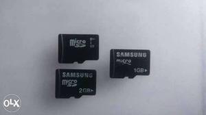 3 memory card, 2Gb + 2 Gb + 1 Gb, No any problem