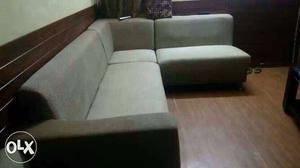 6 seater sofa fr sell. with loose cover & seat cushions+ one