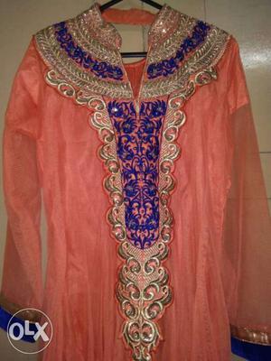Anarkali Dress With Pent and Dupatta