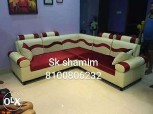 Awesome look l sofa at cost rateb