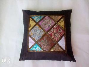 Black And Brown Throw Pillow