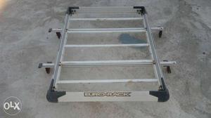 Black And Silver Euro-rack Adjustable Bed Frame