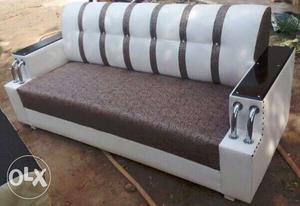 Brand new 5 seater sofa with combination of white