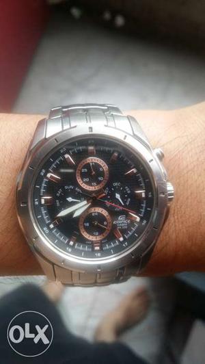 Casio Edifice 10 months old multidial watch