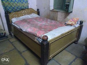 Heavy used Wooden bed without cusion