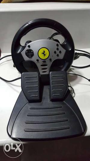 Limited addition thrustmaster racing wheel with paddle