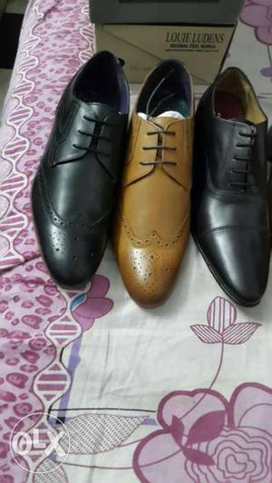 Men's Three Leather Dress Shoes