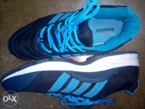 New blue sports shoes