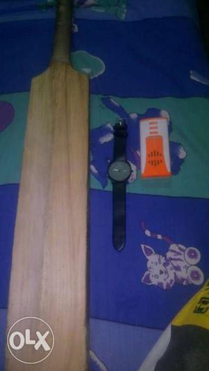 Pack of three things 1) leather bat 2)watch 3)