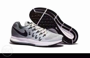 Pair Of White-and-black Nike Sneakers Screen Shot