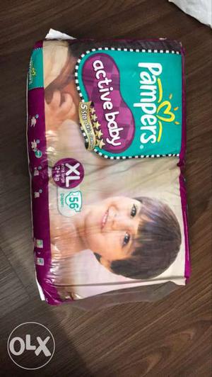 Pampers active baby (imported quality). mrp is 