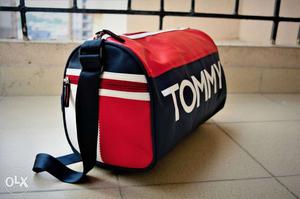 Red,black And White Tommy Hilfiger Bag