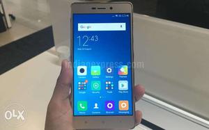 Redmi 3s prime gold only 3 month used with bill,