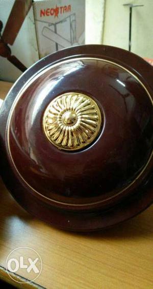 Round Brown Wooden Cover