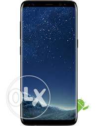 Samsung galaxy s8 black colour 7days old with bill