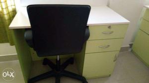 Single Seater Workstation (Small) + Revolving Office Chair